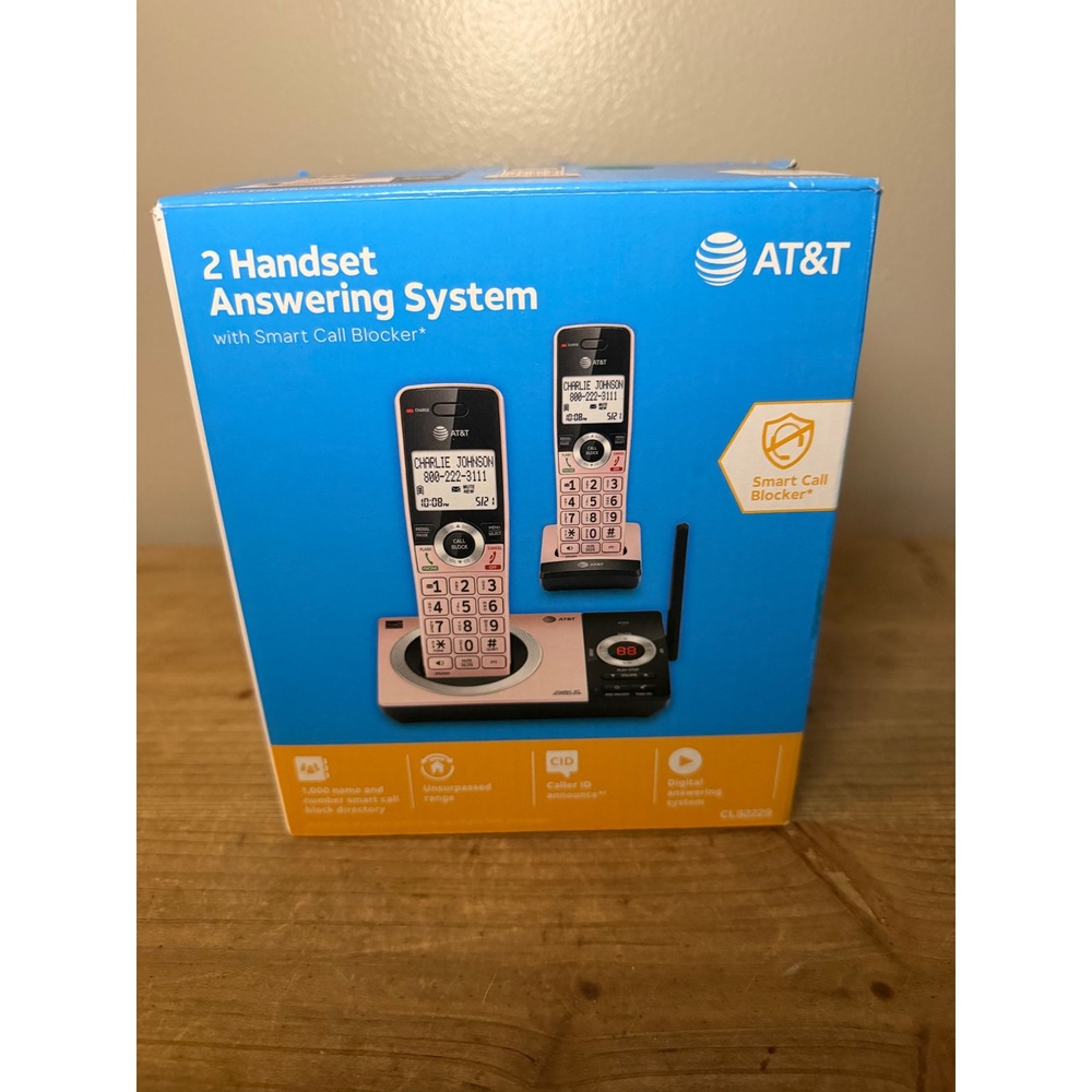 AT&T CL82229 Box with Panasonic Cordless Handset Mixed Phone‎ Lot As-Is